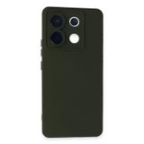 Anonim Newface Xiaomi Redmi Note 13 Pro 5G Kılıf Nano içi Kadife Silikon - Koyu Yeşil