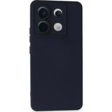 Anonim Newface Xiaomi Redmi Note 13 Pro 5G Kılıf Nano içi Kadife Silikon - Lacivert