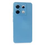 Anonim Newface Xiaomi Redmi Note 13 Pro 5G Kılıf Nano içi Kadife Silikon - Mavi