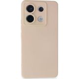 Anonim Newface Xiaomi Redmi Note 13 Pro 5G Kılıf Nano içi Kadife Silikon - Pudra