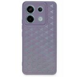 Anonim Newface Xiaomi Redmi Note 13 Pro 5G Kılıf Petek Silikon Kapak - Lila