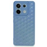 Anonim Newface Xiaomi Redmi Note 13 Pro 5G Kılıf Petek Silikon Kapak - Mavi