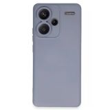Anonim Newface Xiaomi Redmi Note 13 Pro Plus Kılıf Nano içi Kadife Silikon - Gri