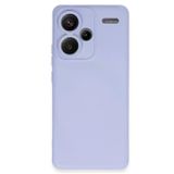 Anonim Newface Xiaomi Redmi Note 13 Pro Plus Kılıf Nano içi Kadife Silikon - Lila
