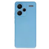 Anonim Newface Xiaomi Redmi Note 13 Pro Plus Kılıf Nano içi Kadife Silikon - Mavi