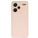Anonim Newface Xiaomi Redmi Note 13 Pro Plus Kılıf Nano içi Kadife Silikon - Pudra
