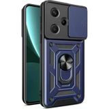 Anonim Newface Xiaomi Redmi Note 13 Pro Plus Kılıf Pars Lens Yüzüklü Silikon - Lacivert