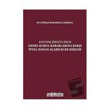 Anonim Şirketlerde Genel Kurul - Merdan Çalışkan