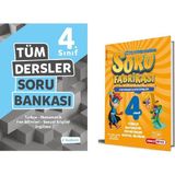 Anonim Tudem Kırmızı Beyaz 4. Sınıf Soru Bankası Seti