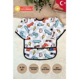 Anp Moda Tasarım Play Desenli Sıvı Geçirmez Unisex Aktivite Ve Mama Önlüğü 6-24 Ay