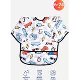 Anp Moda Tasarım Sıvı Gecirmez Uzun Kol Play Desenler Aktivite-Mama Önlüğü 6-24 Ay