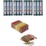 ANS 100 Lü Renkli Munchy Ödül Çubuğu + 4 Paket Kuzulu Stick Köpek Ödülü