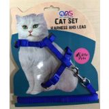 ANS Mavi Lüks Gato Kedi Göğüs Takım Tasması