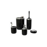 Ansan LİMA XL KROM DEKORLU BANYO SETİ / SİYAH