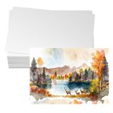 Anscher 100 yaprak 5x7 inç suluboya kağıt toplu, 150lb/300 GSM soğuk basın kağıdı beyaz su renkli kağıt çocuklar için çocuk öğrenciler yetişkinler sanatçılar çizim sevgililer günü hediye kartları