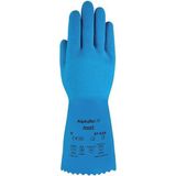 Ansell Alphatec 87-029 Kimyasal Dayanıklı, Doğal Kauçuk Lateks Eldiven - Mavi