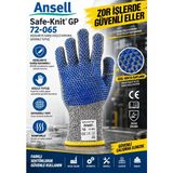Ansell Safe-Knit 72-065 Kesilme Dirençli Iş Eldiveni 10ADET