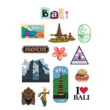ANSHA CRAFTS Bali Sticker Seti Bullet Journal - Ajanda - Planner - Defter- Laptop- Tablet Sticker Seti