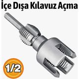 Anşin Iç ve Dış Pvc Pprc Plastik Boru Iç ve Dış Diş Açma Aparatı 1/2'' 20 mm Pafta