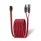 Ansoufien 10AWG Güneş Paneli - Anderson Konnektör Kablosu 10FT, Güneş Konnektörü ve Yeti Taşınabilir Güç İstasyonu için Anderson Konnektörü ile Uyumlu Güneş Uzatma Kablosu, Güneş Enerjili Pil
