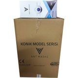 Ant Beyaz Ventilli Ffp2 Nr Toz İş Güvenlik Sanayi Boya Konik Maske - 25 Adetlik 18 Paket / Koli