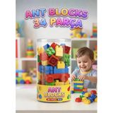 Ant Blocks 34 Parça Yapı Blokları Eğitici Ve Eğlenceli Zeka Geliştirici Oyuncak