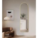Ant Home 165X45 Oval Kesim Boy Aynası / Duvar Aynası / Hol Aynası - Altın