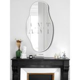 Ant Home Asimetrik Ayna 50X30 Konsol, Dresuar, Tuvalet Aynası Ayna - Beyaz