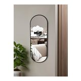 Ant Home Model Alfa Dekoratif Ayna Duvar Aynası Konsol Aynası Mdf Elips Ayna 120X50