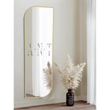 Ant Home Nice Boy Aynası 120X40 Konsol Aynası, Dresuar Aynası, Asimetrik Ayna - Altın