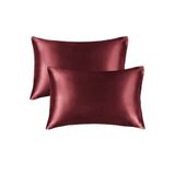 ANT HOME TEKS ANT Ipek Dokulu Pamuk Saten 50x70 Cm Yastık Kılıfı Terletmez Kokusuz Kıvırcık Saçlar Koyu Gri 2 Adet