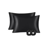 ANT HOME TEKS Ipek Saten 50x70 Cm Yastık Kılıfı 2 Adet Ve Toka Kıvırcık Saçlar Çeyizlik
