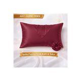 ANT HOME TEKS Mini Set Tekli İpeksi Saten Yastık Kılıfı + Toka Kıvırcık ve Düz Saçlar için