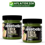 Antebella Antep Fıstık Ezmesi 200 g x 2 Doğal İçerikli Vegan Uyumlu Sağlıklı Atıştırmalık - 400 gr