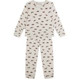 Antebies Organik Bej Erkek Çocuk Pijama Takımı - Kahverengi - 7 - 8 Yaş