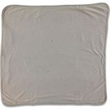 Antebies Organik Gri Yünlü Ribana Battaniye - 80 x 90 cm