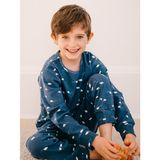 Antebies Organik Lacivert Kutup Ayısı Erkek Çocuk Pijama Takımı - 5 - 6 Yaş