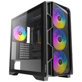 Antec AX1000 ARGB, 750W 80+ Bronze PSU Dahil, 4x120mm ARGB Fan, Mesh Ön Panel, Temperli Cam, 360mm Radyatör Desteği, Mid-Tower ATX Oyun Kasası, Siyah
