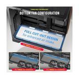 Antec C8 Curve, Fanlar Dahil Değil, Ahşap Ön Panel, Süper Geniş Açı Tek Kavisli Cam, Çift Odacıklı Düzen, Tip-C, 360MM Radyatör Desteği, Tam Kule E-Atx Pc Kasası - 1 GB - Acı Kahverengi - Option-1