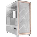Antec Flux Pro 6x Pwm Fan Temperli Cam USB Type-C Ahşap Detaylı Beyaz Full Tower Gaming (Oyuncu) Kasa
