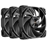 Antec Nova 120, PWM PC Fanı, 120mm, 3 Fazlı Hız Kontrolü, 3200 RPM, Endüstriyel Sınıf LCP Malzeme, Nova Serisi, Siyah, 3'lü Paket