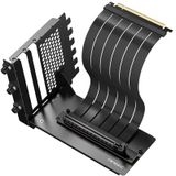Antec PCIe 5.0 Riser Kablo ve Dikey GPU Braketi, RTX50 Uyumlu, 200mm, 32 GT/s, 90° Dikey Montaj Kiti, Siyah