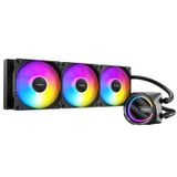 Antec Skeleton 360 ARGB, 360mm AIO Sıvı İşlemci Soğutucu, 3x120mm PWM ARGB Fan, Bakır Taban, Intel LGA115X/1200/1700/20XX, AMD AM4/AM5, Siyah