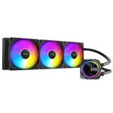 Antec Skeleton 360 ARGB, 360mm AIO Sıvı İşlemci Soğutucu, 3x120mm PWM ARGB Fan, Bakır Taban, Intel LGA115X/1200/1700/20XX, AMD AM4/AM5, Siyah