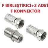 Anten Kablosu Bırlestırme F Bırlestırıcı - F Ara Konnektor Kablo Ekleme Aparatı Bırlestırme