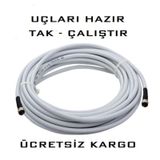 Anten Uydu Kablo Çanak Anten Kablosu Tak Çalıştır