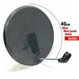 Antenci 40CM Delikli Karavan Çanak Anten Seti +Analog Uydu Bulucu