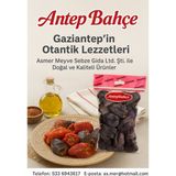Antep Bahçe Dolmalık Kuru Patlıcan 3 Paket (15O Adet) Dolmalık Antep Patlıcanı
