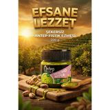 ANTEP FABRİKASI ŞEKERSİZ | Antep Fıstık Ezmesi 200 g