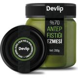 Antep Fıstığı (%70) Ezmesi, 200G, Sürülebilir, Glikoz, Koruyucu, Renklendirici, Aroma Içermez - Standart